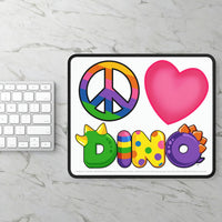 DINO-BUDDIES® - Peace Love DINO™ - Gaming Mouse Pad