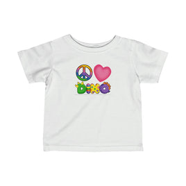 DINO-BUDDIES® - Peace Love DINO™ - Infant Fine Jersey Tee