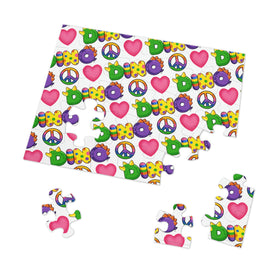 DINO-BUDDIES® - Peace Love DINO™ - Jigsaw Puzzle (30, 110, 252, 500,1000-Piece)