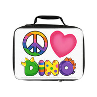 DINO-BUDDIES® - Peace Love DINO™ - Lunch Bag