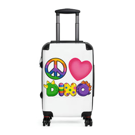 DINO-BUDDIES® - Peace Love DINO™ - (Square) Suitcases