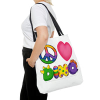 DINO-BUDDIES® - Peace Love DINO™ - Tote Bag (Gusseted)