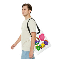 DINO-BUDDIES® - Peace Love DINO™ - Tote Bag (Gusseted)