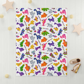 DINO-BUDDIES® - We're REAL Dino-Stars® - Soft Fleece Baby Blanket