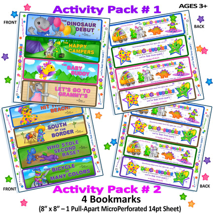 Dino-Buddies®™ Activity Pack #1 & #2 - Bookmarks
