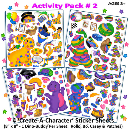 Dino-Buddies®™ Activity Pack #2 - Stickers
