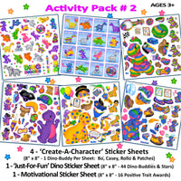 Dino-Buddies®™ Activity Pack #2 - Stickers, Stickers, Stickers