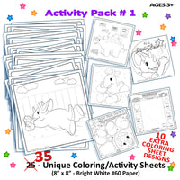 Dino-Buddies®™ Activity Pack #1 - Coloring Sheets