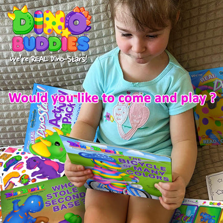 Dino-Buddies®™ Activity Packs for Kids - Would you like to come and play?