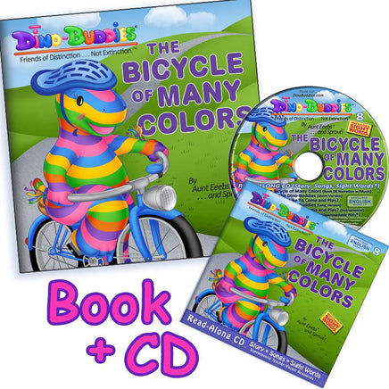 Dino-Buddies®™ Book & Read-Along CD Set - Book 08 - The Bicycle of Many Colors