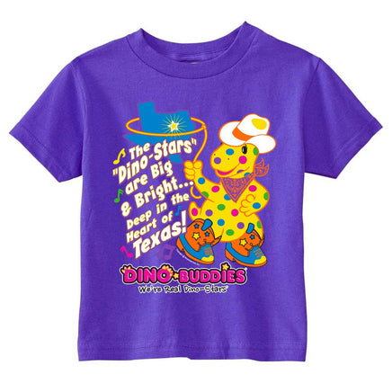 DINO-BUDDIES®™ - T-Shirts - Deep In The Heart of Texas - Purple