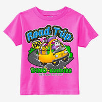 DINO-BUDDIES®™ - T-Shirts - Road Trip - Hot Pink
