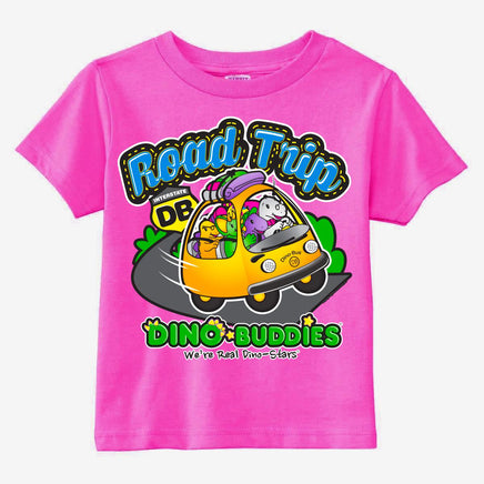 DINO-BUDDIES®™ - T-Shirts - Road Trip - Hot Pink